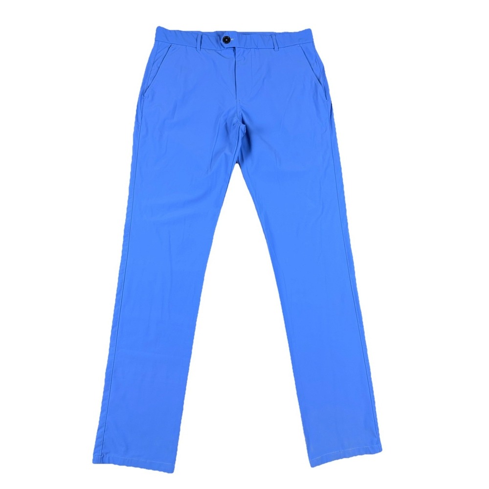 Greyson Pants Mens 33 X 32 Bright BlueMontauk Trousers Stretch Chino Performance